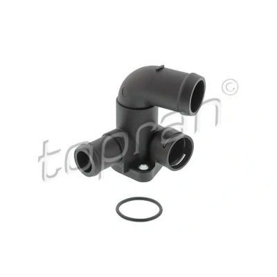 Imagem de TOPRAN 108 873 Flange Plástico de cabeça cilíndrica, à frente, longitudinal com retentor VOLKSWAGEN: Polo III Hatchback