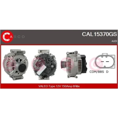 Imagem de CASCO CAL10150AS Alternador 12V 180A PEUGEOT: 407 SW, CITROËN: C5 III Carrinha