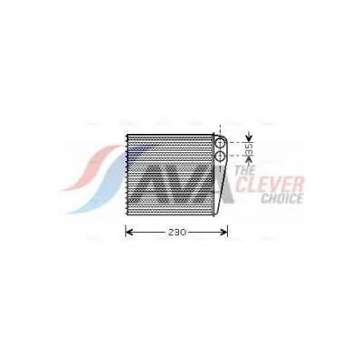 Imagem de PRASCO VNA6229 Radiador Quente com tubagem VOLKSWAGEN: Passat B6 Variant, B7 Jetta 3, SKODA: Octavia 2 Combi