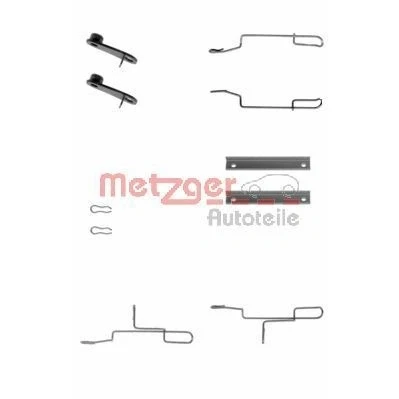Imagem de METZGER 109 1188 Kit de acessórios, pastilhas travão PEUGEOT: 106 I Hatchback, II 306 Cabrio, CITROËN: AX