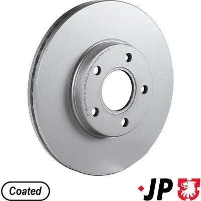 Imagem de JP GROUP 1563101500 Disco de travão Eixo dianteiro 278 24 5 interior ventilado revestido FORD: Transit Connect Mk1 Van, Tourneo