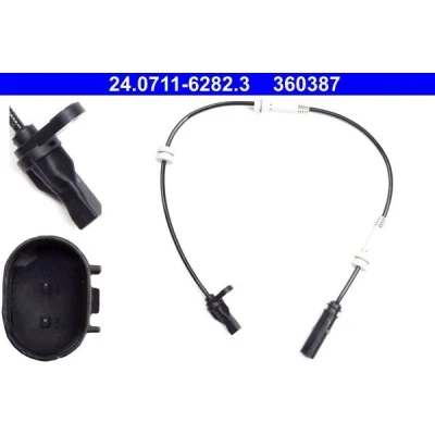 Imagem de ATE 24.0711 6282.3 Sensor de ABS 540 BMW: 1 Hatchback, 3 Touring, 4 Coupe