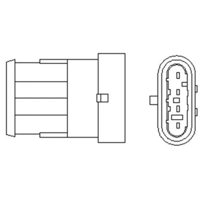 Imagem de MAGNETI MARELLI 466016355095 Sonda lambda com aquecimento 4 FIAT: Punto II Hatchback, BRAVO 1, LANCIA: Lybra Sedan