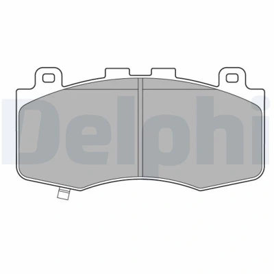 Imagem de DELPHI LP3631 Jogo de pastilhas para travão disco com avisador sonoro desgaste chapa anti ruído sem acessórios JEEP: GRAND CHEROKEE 4