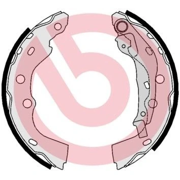 Imagem de BREMBO S 78 510 Maxilas de travão 200 32 com alavanca do mão