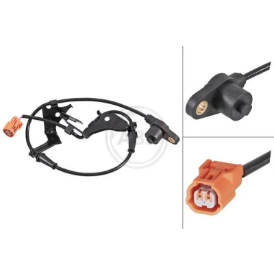 Imagem de A.B.S. 31664 Sensor de ABS passivo 650mm 690mm 21mm laranja HONDA: CIVIC 7 Hatchback