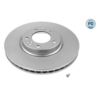 Imagem de MEYLE 11 15 521 0038/PD Disco de travão Eixo dianteiro 283 26 5 108 ventilado Revestido a discos zinco com parafusos PD Quality