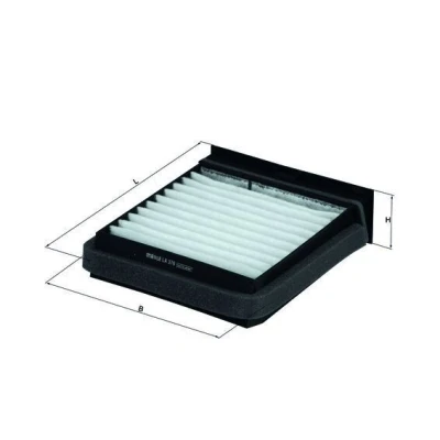 Imagem de MAHLE ORIGINAL LA 376 Filtro, ar do habitáculo Filtro de partículas 200,0 176 51,0 MITSUBISHI: Space Star, Carisma Sedan, Hatchback