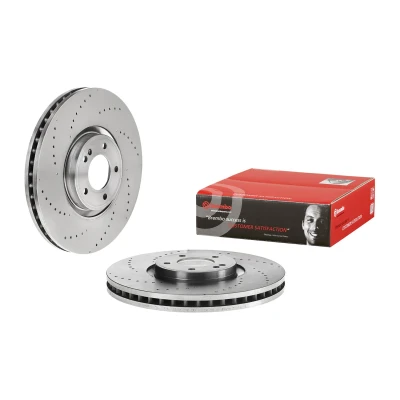 Imagem de BREMBO 09.D762.10 Disco de travão 400 38 5 interior ventilado alto carbono com parafusos
