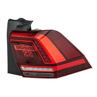 Imagem de HELLA 2SD 012 521 061 Farolim à direita parte exterior, superior LED 12 escuro, Vermelho com porta lâmpadas VOLKSWAGEN: Tiguan II