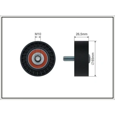 Imagem de CAFFARO 13 95 Polia Tensora PEUGEOT: 206 Hatchback, SW