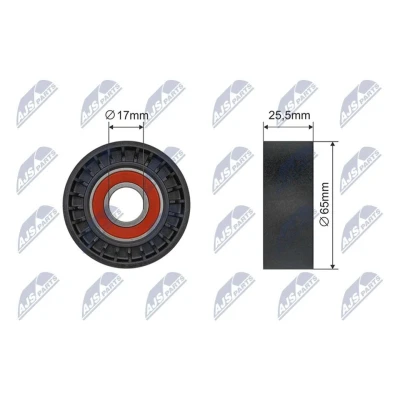 Imagem de NTY RNK CT 060 Polia Tensora PEUGEOT: 307 Hatchback, 208 I 407 SW, CITROËN: Berlingo II Van, C3 II, MINI: Hatchback