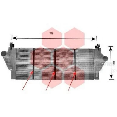 Imagem de VAN WEZEL 43004295 Intercooler RENAULT: LAGUNA 2 Grandtour