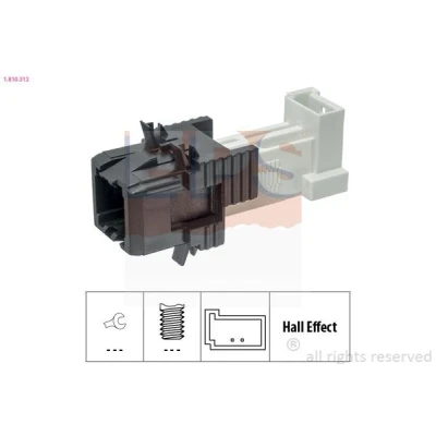 Imagem de EPS 1.810.312 Interruptor de luz stop electrónico Made in Italy OE Equivalent