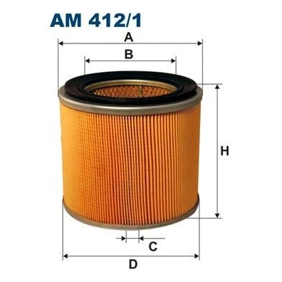Imagem de FILTRON AM 412/1 Filtro de ar 160 180 Cartucho filtrante