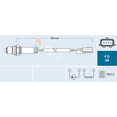 Imagem de FAE 75661 Sonda lambda