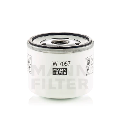 Imagem de MANN FILTER W 7057 Filtro de óleo 3/4 16 UNF 1B com uma válvula retenção, controlo pressão aparafusado FORD: FIESTA 7