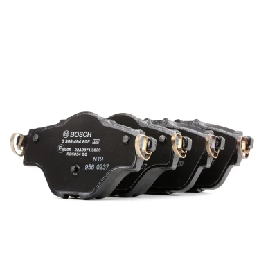 Imagem de BOSCH 0 986 494 805 Jogo de pastilhas para travão disco Baixo teor metálico com chapa anti ruído PEUGEOT: 308 II Hatchback, 5008 II, SW 2