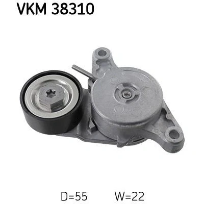 Imagem de SKF VKM 38310 Polia Tensora TOYOTA: Avensis III Sedan, Auris Carrinha, MINI: Clubman