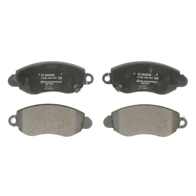 Imagem de Conjunto de pastilhas travão, travão disco BOSCH 0 986 494 047, Frente