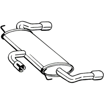 Imagem de Silenciador traseiro BOSAL 154 507