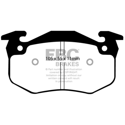 Imagem de Jogo de pastilhas para travão disco EBC Brakes DP2983