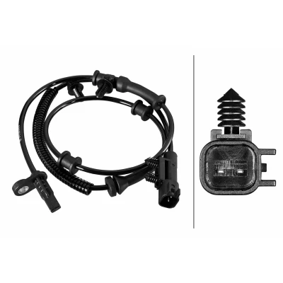 Imagem de HELLA 6PU 358 219 191 Sensor de ABS com grampo Hall 2 1020