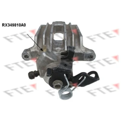 Imagem de FTE 9290268 Pinça de travão cinzento Alumínio Eixo traseiro direito sem suporte SEAT: Ibiza 3, VOLKSWAGEN: Polo IV Hatchback
