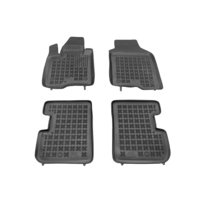 Imagem de REZAW PLAST 201515 Conjunto de tapete chão Borracha à frente e atrás 4 preto medida FIAT: Panda III Hatchback