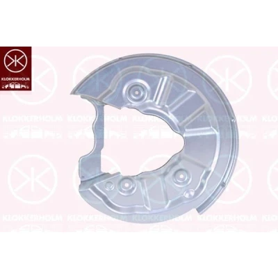 Imagem de KLOKKERHOLM 6614875 Defletor do Discos de Travão Eixo traseiro esquerdo VOLKSWAGEN: Golf 7, SEAT: Leon III ST, SC, AUDI: A3 Sedan