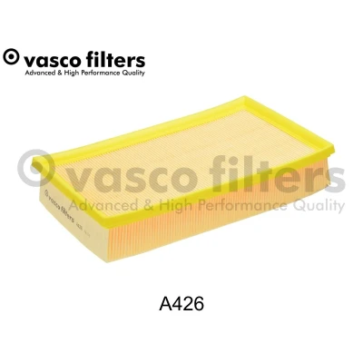 Imagem de DAVID VASCO A426 Filtro de ar rectangular Cartucho filtrante VOLKSWAGEN: GOLF 2, 1 Cabriolet, Passat B3/B4 Sedan, AUDI: 80 B3, B4 Avant