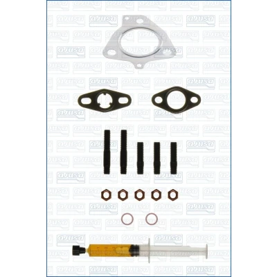 Imagem de AJUSA JTC12134 Kit de montagem, turbocompressor with studs, syringe oil com juntas instruções montagem