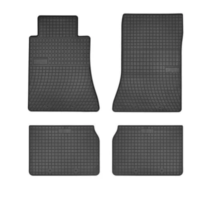 Imagem de FROGUM 0784 Conjunto de tapete chão Borracha à frente E atrás 4 preto medida MERCEDES BENZ: W124 Sedan, Classe Sedan