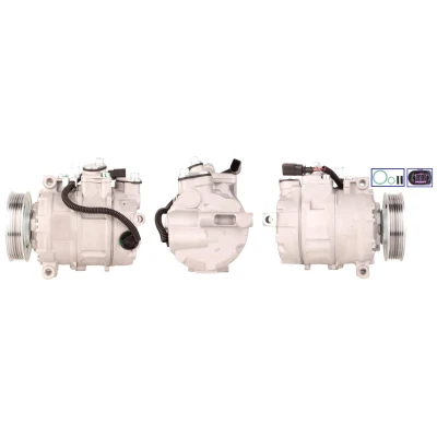 Imagem de ELSTOCK 51 0402 Compressor PAG 46 R134a com juntas AUDI: A4 B6 Sedan, Avant, B5 SMART: Forfour I