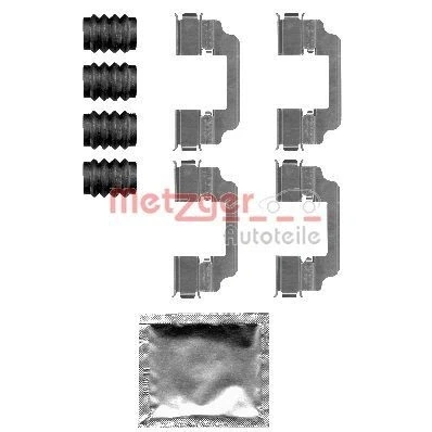 Imagem de METZGER 109 1826 Kit de acessórios, pastilhas travão BMW: 5 Touring, Sedan