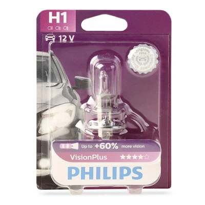 Imagem de Lâmpada de halogéneo PHILIPS H1 VisionPlus Plus 60% 12V, 55W