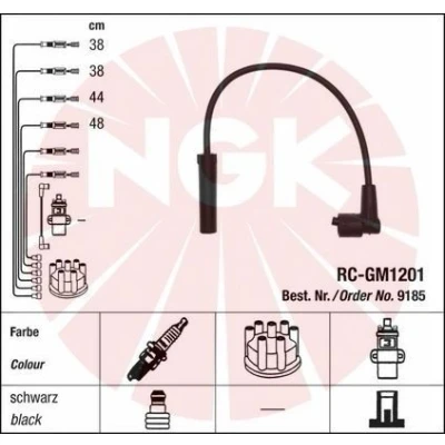 Imagem de NGK 9185 Jogo de Cabos Vela 4