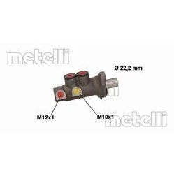 Imagem de METELLI 05 0875 Bomba Central Dos Travões 22,20mm Alumínio PEUGEOT: 207 Hatchback