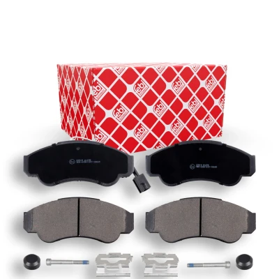 Imagem de FEBI BILSTEIN 16663 Jogo de pastilhas para travão disco PEUGEOT: Boxer Van, Minibus, FIAT: Ducato II Camião plataforma/Chassis