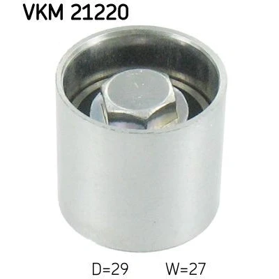 Imagem de SKF VKM 21220 Polia de desvio/de guia, correia dentada com material fixação SEAT: Ibiza 3, 2, AUDI: A4 B5 Avant, A3 Sportback, B6 Avant