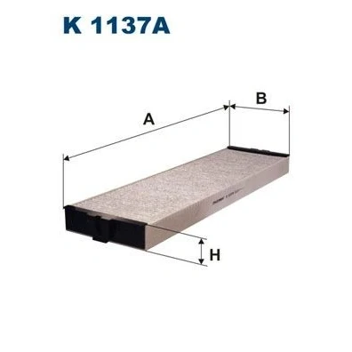 Imagem de Filtro de habitáculo filtron k1137a