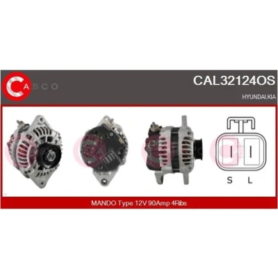 Imagem de CASCO CAL15149AS Alternador 12V 97A CITROËN: Saxo Hatchback, Xsara Berlingo / First I Van, PEUGEOT: Partner Van