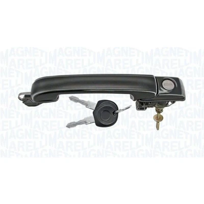 Imagem de MAGNETI MARELLI 350105025100 Puxadores de Porta à frente com canhão fechadura preto não revestido VOLKSWAGEN: GOLF 3, 3 Variant, Vento