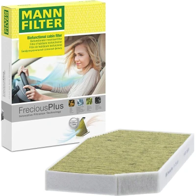 Imagem de MANN FILTER FP 38 004 Filtro, ar do habitáculo Filtro de carvão ativado 372mm 221mm 42mm