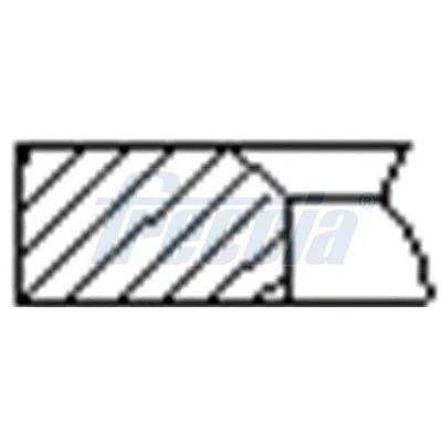 Imagem de FRECCIA FR10 249400 Jogo de Anéis do Pistão 77,2 HYUNDAI: i30 I Hatchback