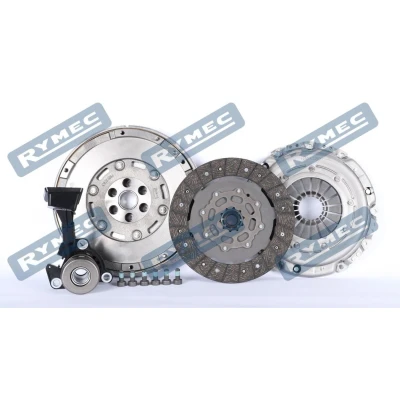 Imagem de RYMEC DF3031 Kit de Embraiagem quatro peças com desembraiagem central, volante bimassa jogo parafusos sem afinação automática 235mm