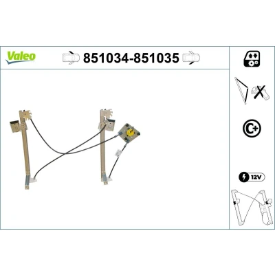 Imagem de Elevador vidro valeo 851034