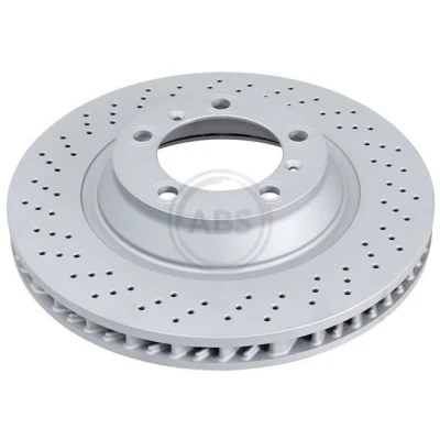 Imagem de A.B.S. Disco de travão PORSCHE: 911 Targa COATED 340mm 34mm 5furos 130mm perfurado/ventilado revestido 18564 99135140301,99135140302 Discos