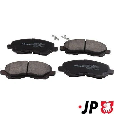 Imagem de JP GROUP 3963600410 Jogo de pastilhas para travão disco Eixo dianteiro com avisador sonoro desgaste MITSUBISHI: OUTLANDER 3, ASX SUV