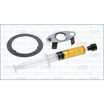 Imagem de AJUSA JTC11862 Kit de montagem, turbocompressor with studs, syringe oil com juntas instruções montagem FORD: Transit Connect Mk1 Van